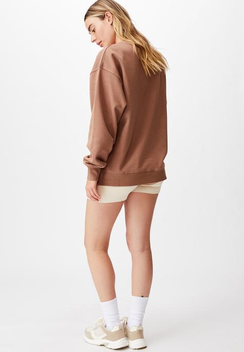 Cotton On - Classic crew - cocoa bean