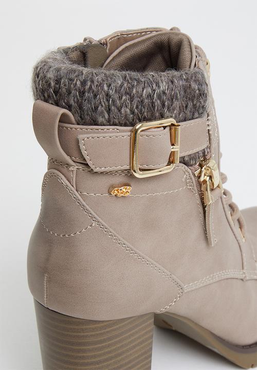 Miss Black - Delta ankle boot - pink