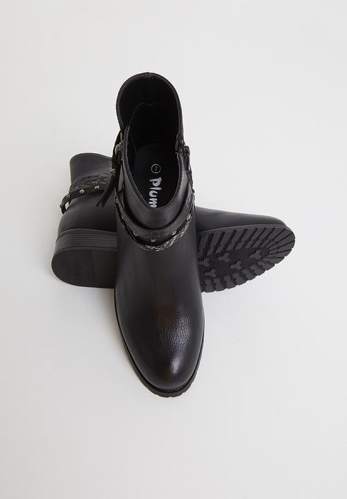 Plum - Romy ankle boot - black