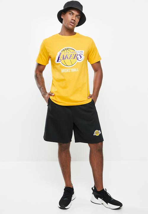 NBA - Laker basketball retro shorts - black