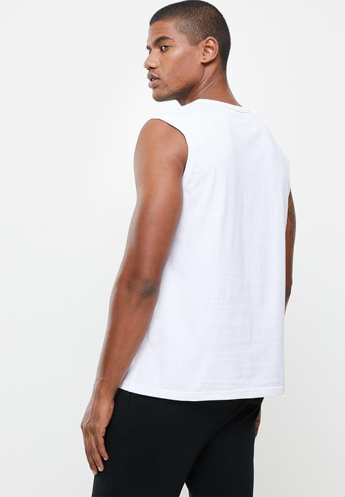 NBA - Warriors white sleeveless T-shirt - white