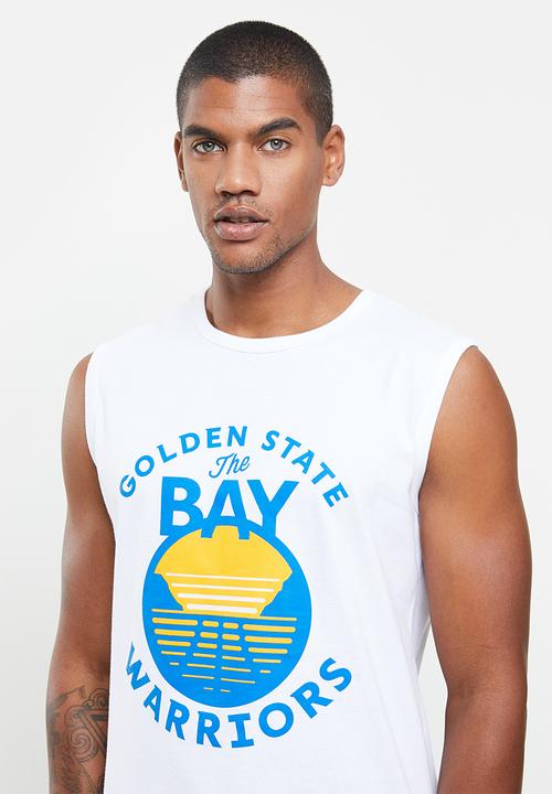 NBA - Warriors white sleeveless T-shirt - white