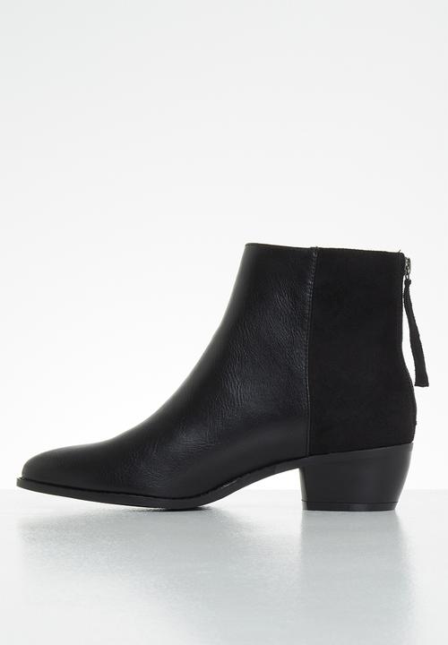 Butterfly Feet - Saddle ankle boot - black