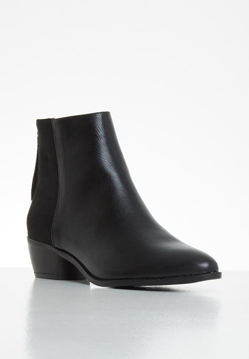 Butterfly Feet - Saddle ankle boot - black