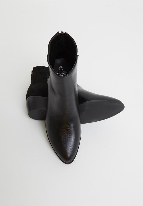 Butterfly Feet - Saddle ankle boot - black