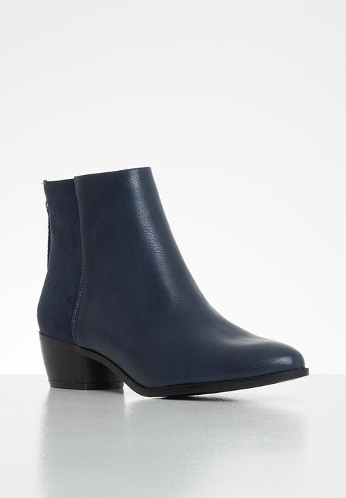 Butterfly Feet - Saddle ankle boot - navy