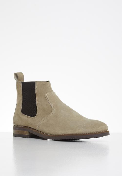 Superbalist - Jeffe leather chelsea boot - neutral 