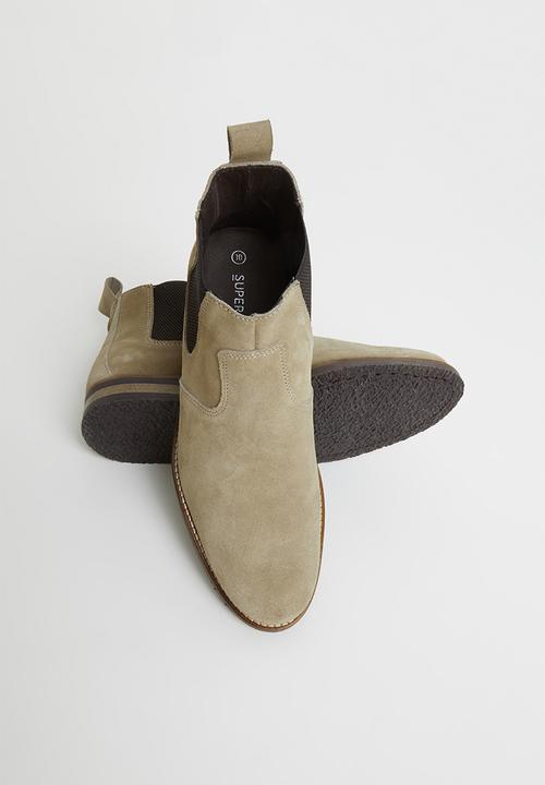 Superbalist - Jeffe leather chelsea boot - neutral 