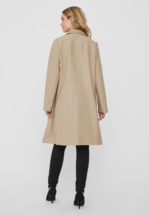 Vero Moda - Dafnelise 3/4 coat - tigers eye