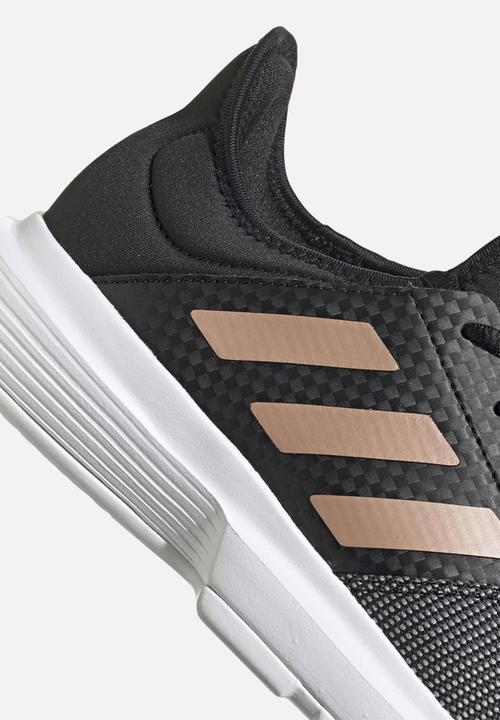 adidas Performance - Gamecourt w - Core Black / Copper Metallic / Cloud White