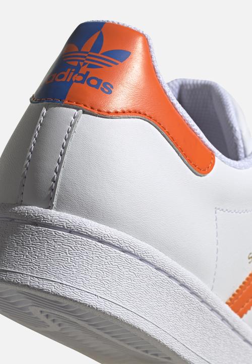 adidas Originals - Superstar - ftwr white/blue/gold met.