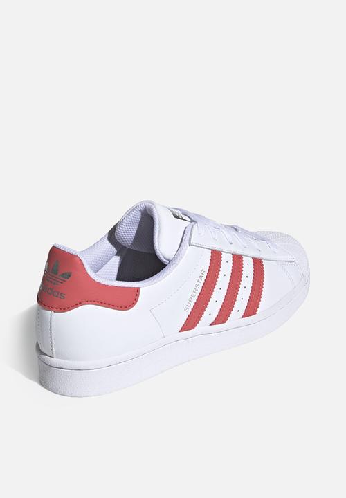 adidas Originals - Superstar w - ftwr white/crew red/matte silver