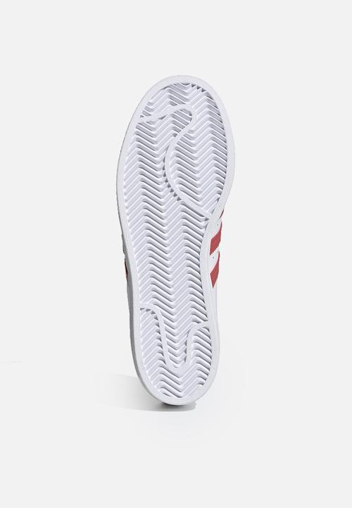 adidas Originals - Superstar w - ftwr white/crew red/matte silver