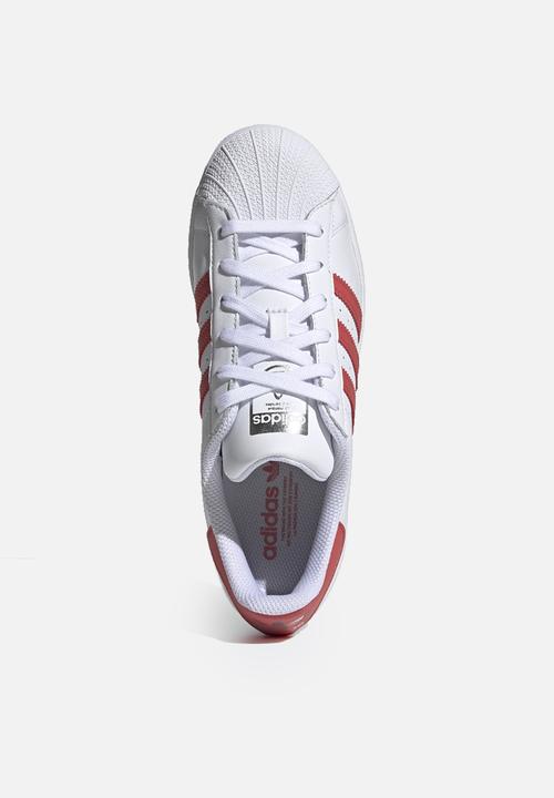 adidas Originals - Superstar w - ftwr white/crew red/matte silver