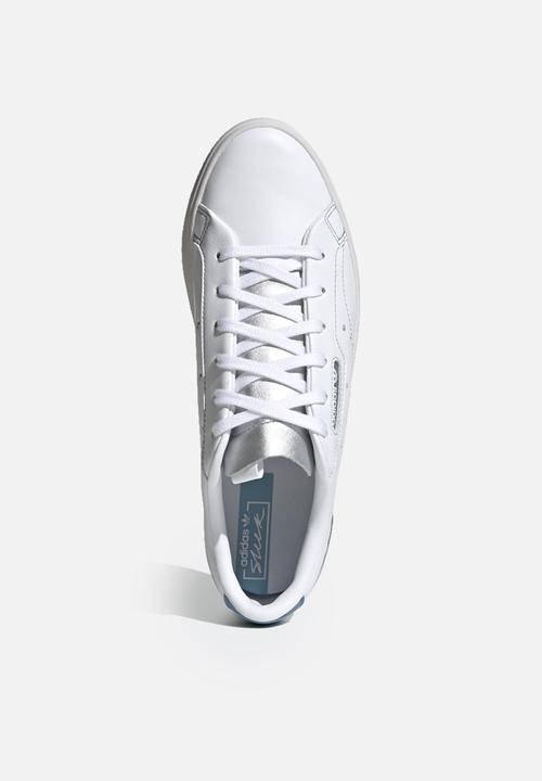 adidas Originals - Adidas sleek w - Cloud White / Silver Metallic / Hazy Blue