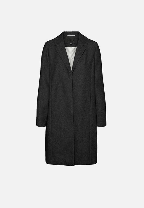 Vero Moda - Rica 7/8 long blazer - black