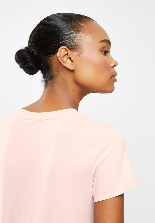PUMA - Classic logo tee - peach 