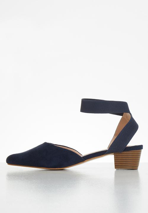 Butterfly Feet - Sling ankle strap heel - navy