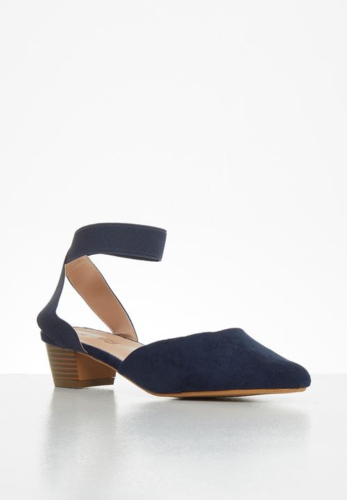 Butterfly Feet - Sling ankle strap heel - navy
