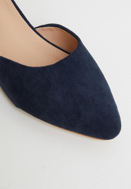 Butterfly Feet - Sling ankle strap heel - navy