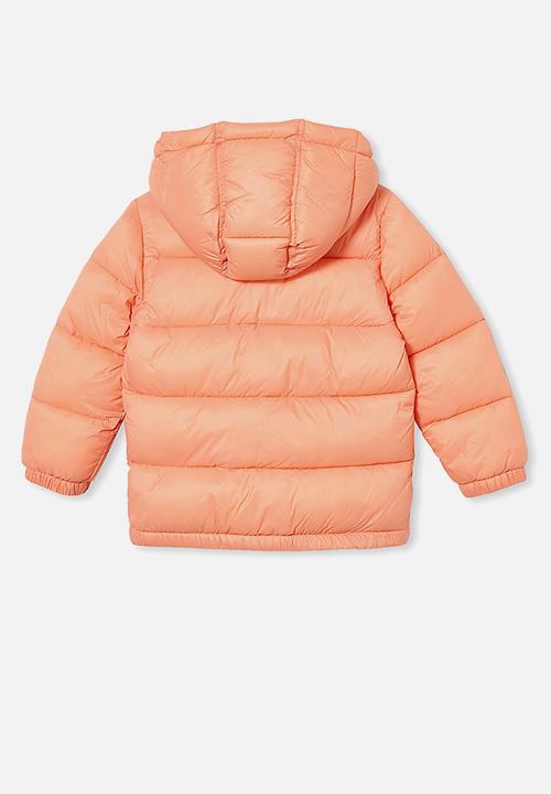 Cotton On - Frankie puffer jacket - orange