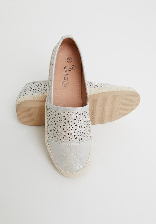 Butterfly Feet - Edna espadrille - grey 