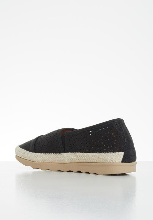 Butterfly Feet - Edna espadrille - black