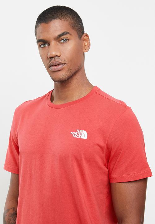 The North Face - Short sleeve simple dome tee - red