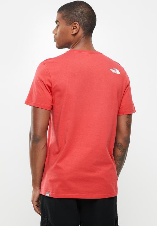 The North Face - Short sleeve simple dome tee - red