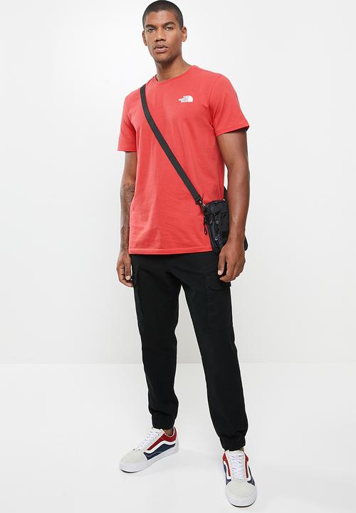 The North Face - Short sleeve simple dome tee - red