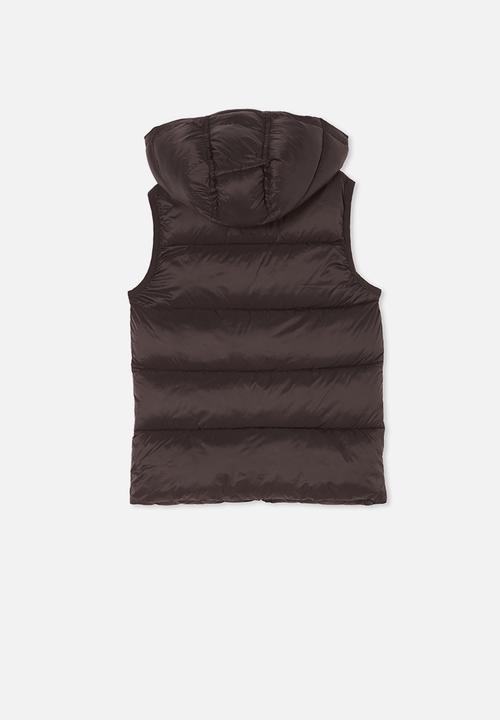 Cotton On - Billie puffer vest - black