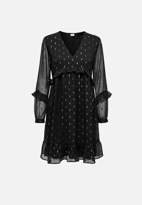 Jacqueline de Yong - Shimmer dress - black