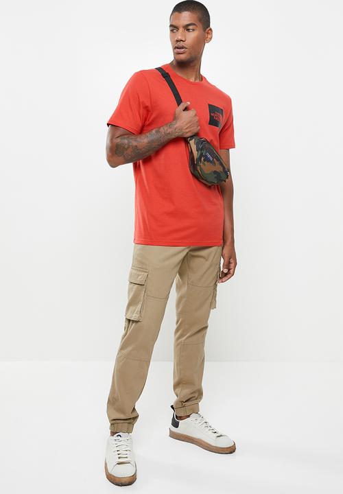 The North Face - Short sleeve fine tee - red