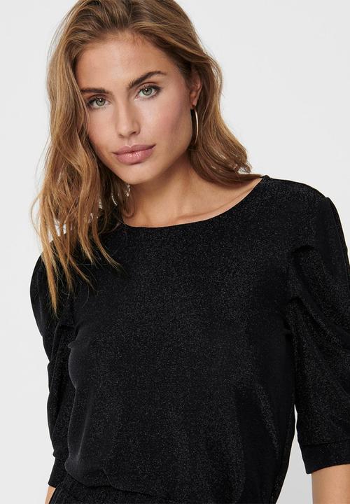 Jacqueline de Yong - Mahi top - black lurex