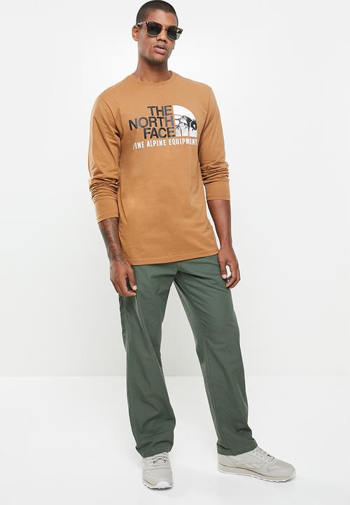 The North Face - Long sleeve image ideals tee - brown