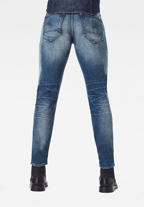 G-STAR - 3301 slim heavy elto pure superstretch - faded clear sky