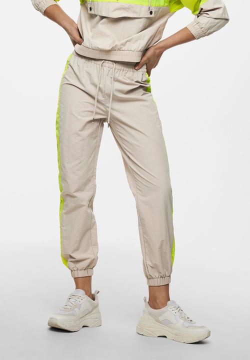 Jacqueline de Yong - Neo ankle pant - chateau gray / limeade