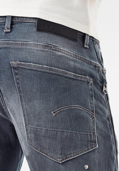 G-STAR - Citishield 3d slim tapered elto novo superstretch - grey
