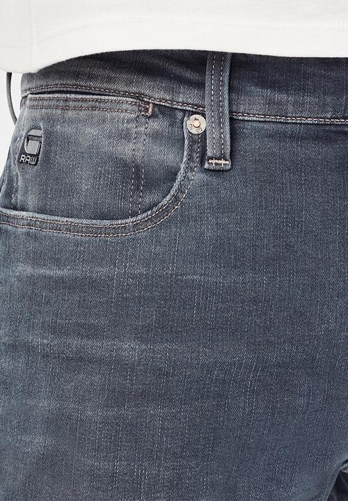 G-STAR - Citishield 3d slim tapered elto novo superstretch - grey