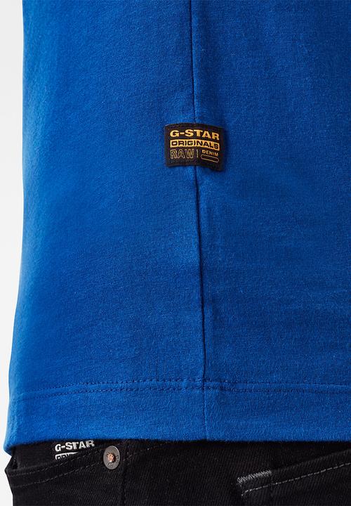 G-STAR - Base-s v s\s tee - hudson blue