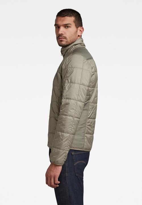 G-STAR - Lt wt quilted jacket - green