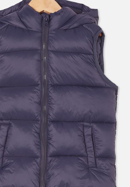 Cotton On - Billie puffer vest - navy