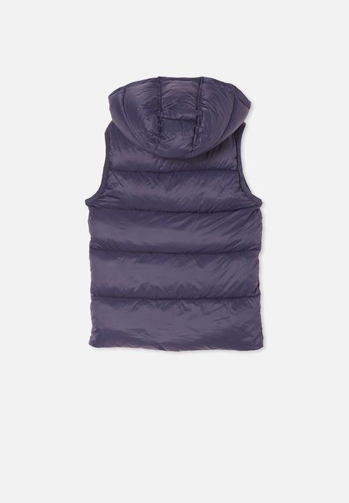 Cotton On - Billie puffer vest - navy