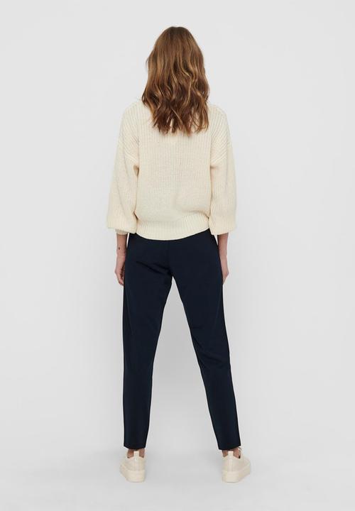 Jacqueline de Yong - Nola justy long sleeve cardigan knit - stone