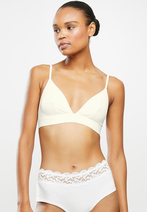 DORINA - Lila-2pp non-padded bralette -pink & ivory