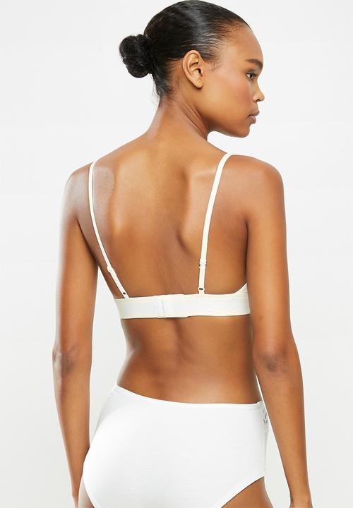 DORINA - Lila-2pp non-padded bralette -pink & ivory