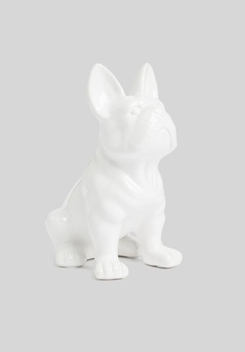 H&S - Porcelain french bulldog - white