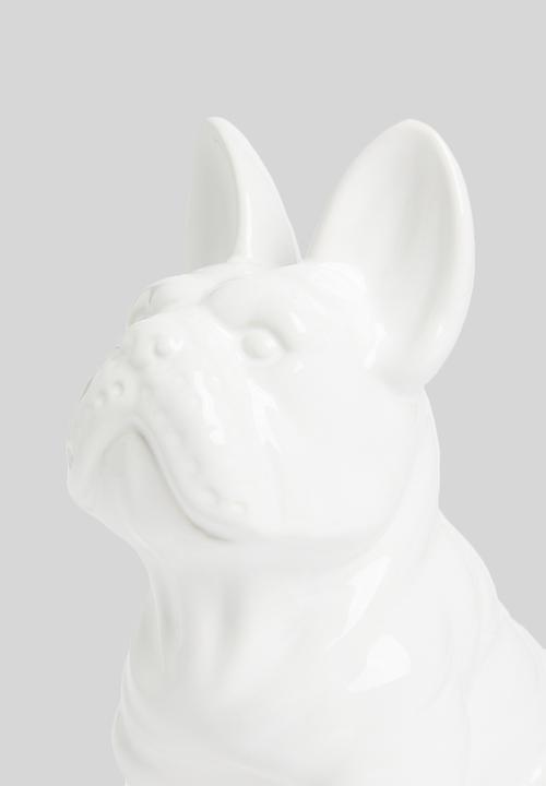 H&S - Porcelain french bulldog - white