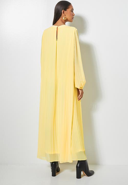 Superbalist - The ultimate pleated maxi dress - yellow