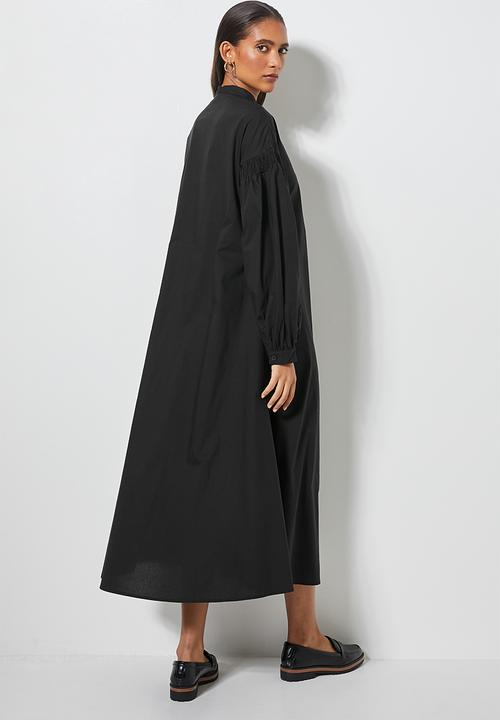 Superbalist - Exaggerated sleeve volume dress - black